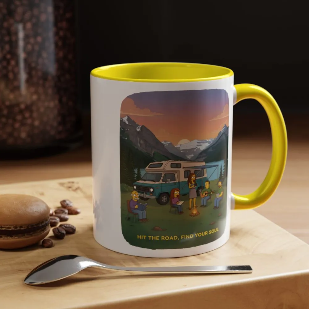 193641125319097239_2048.jpeg Accent Coffee Mug (11, 15oz) — "Hit The Road-Find Your Soul" Design Sitcom-Line