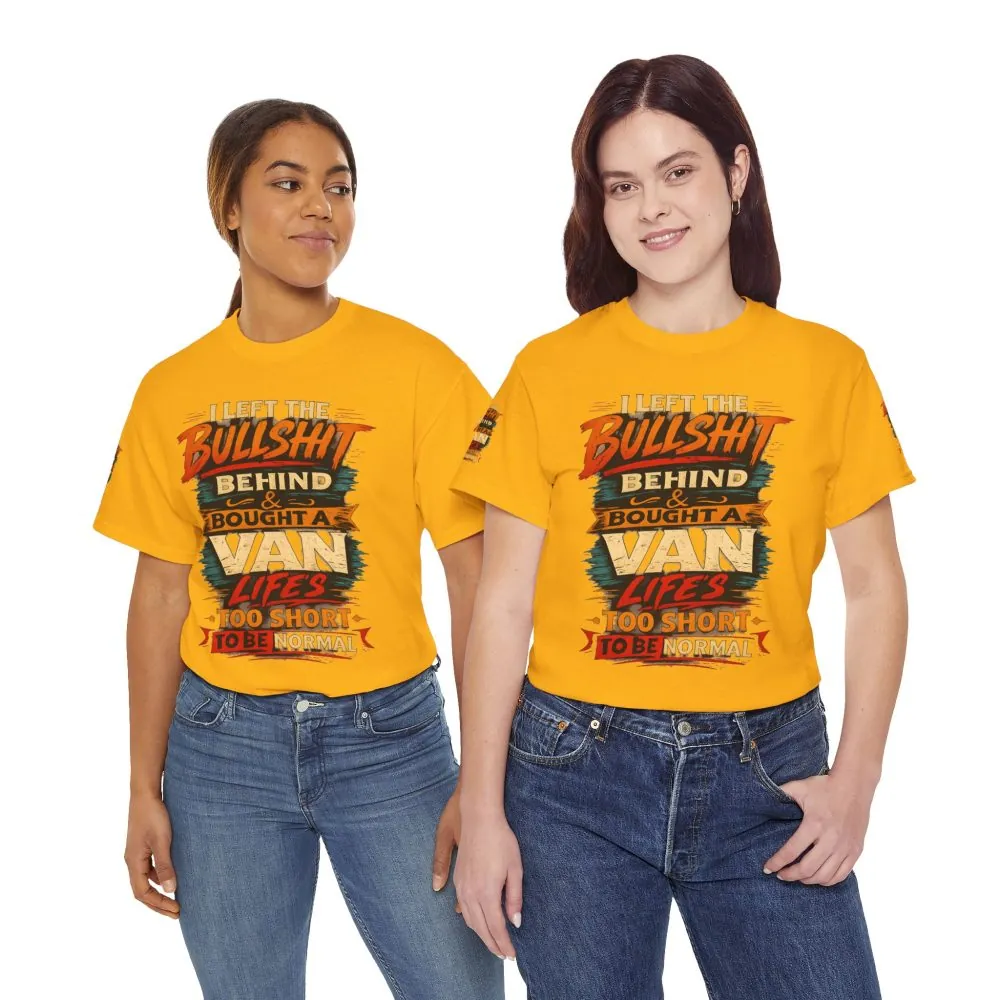 1946496743096154169_2048.jpeg Unisex Heavy Cotton Tee — "I Left The Bullshit" Design F**K-Line