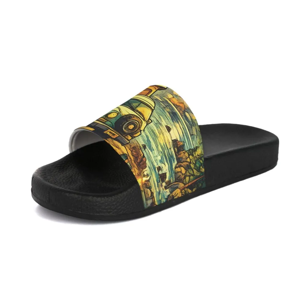 1973121626853036832_2048.jpeg Women's Slide Sandals - Retro VW Camper Slides (Cubic-Line)