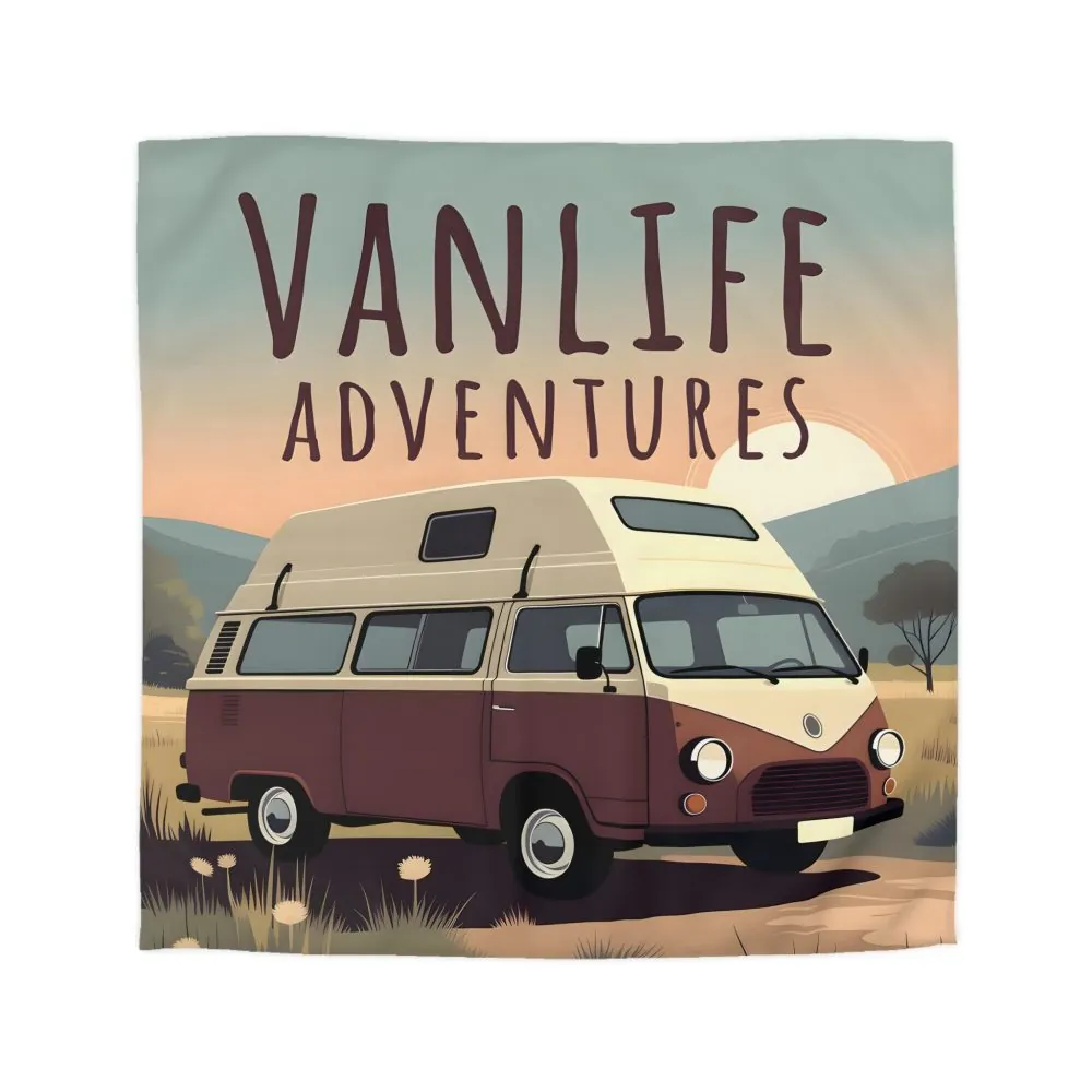 1981611631410977567_2048.jpeg Duvet Cover - 'Vanlife Adventures' Retro Camper Bedding