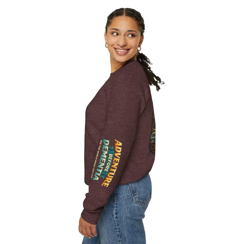 198794547344450549_2048.jpeg Unisex Heavy Blend™ Crewneck Sweatshirt — "Adventure Before Dementia" Design Scenic-Line