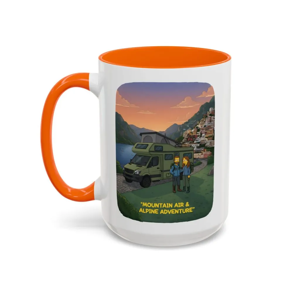 1991559803601329391_2048.jpeg Accent Coffee Mug (11, 15oz) — "Mountain Air And Alpine Adventure"" Design Sitcom-Line