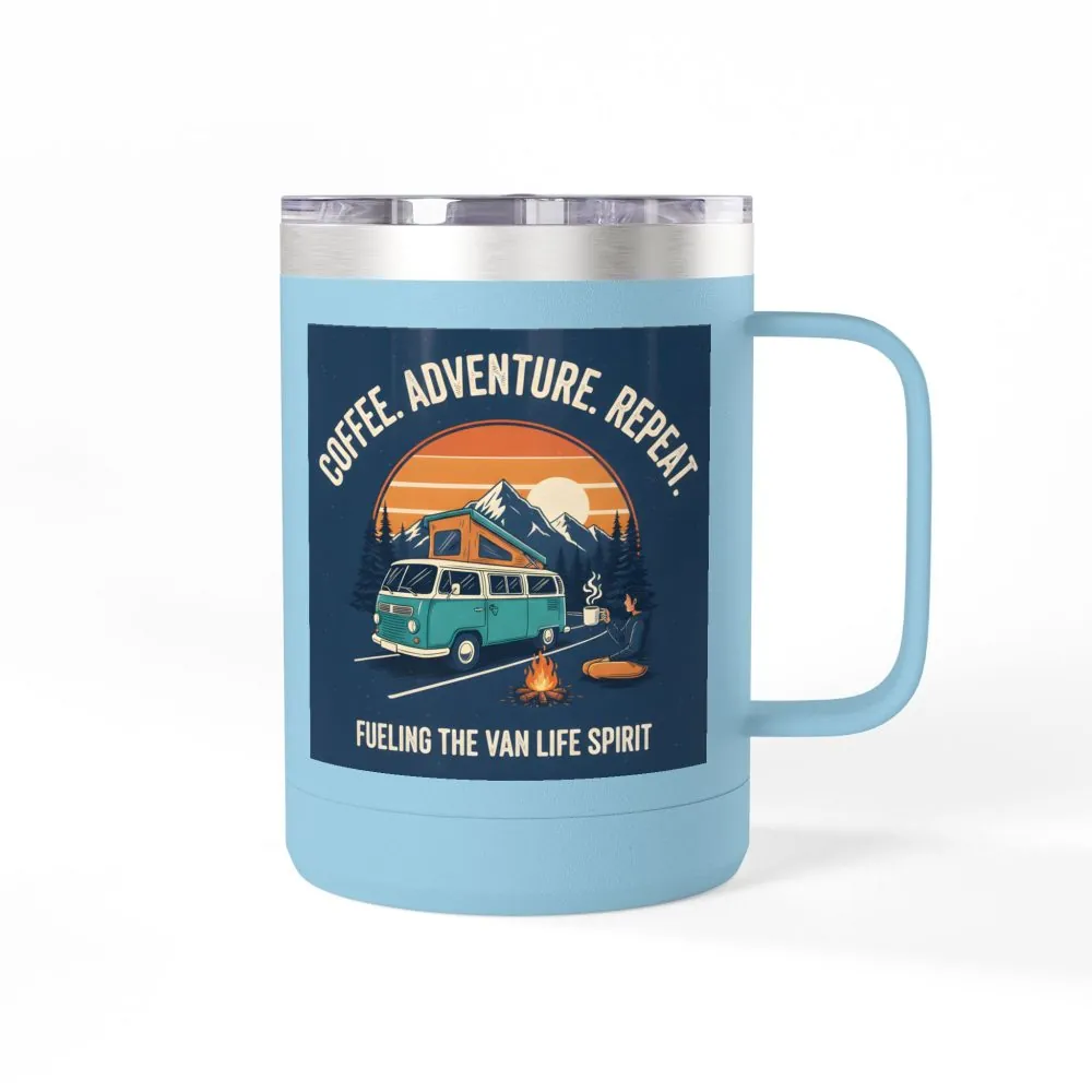 2000041011580416976_2048.jpeg Coffee Mug Tumbler, 15oz — “Coffee. Adventure. Repeat.”