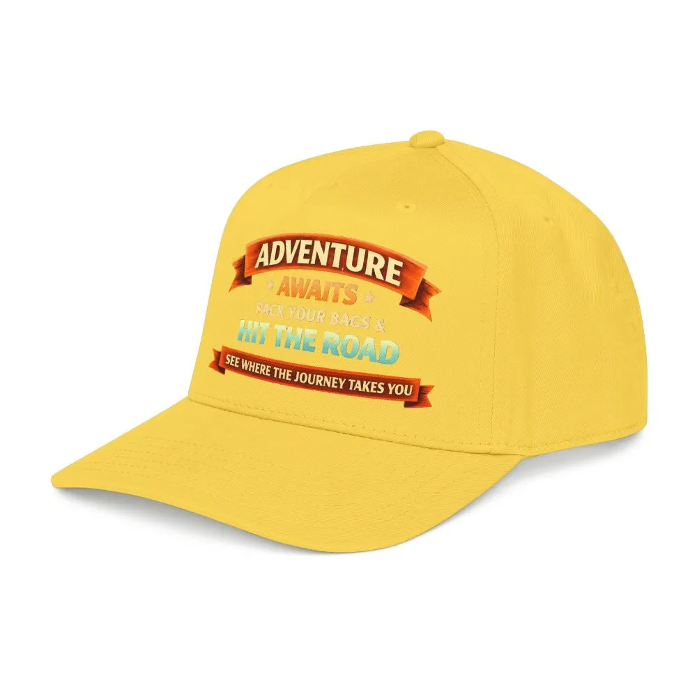 2015648705357066636_2048.jpeg Baseball Cap - "Adventure Awaits-Pack Your Bags" Design Scenic-Line