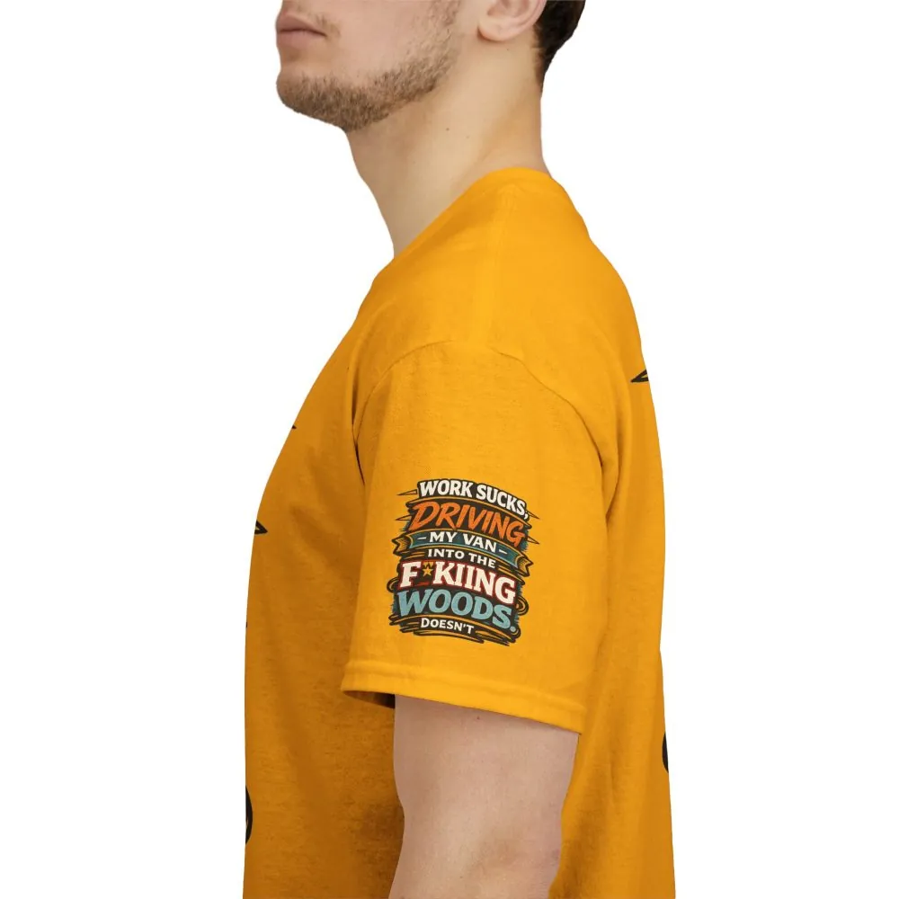 2020665960867620159_2048.jpeg Unisex Heavy Cotton Tee — "Work Sucks" Design F**K-Line
