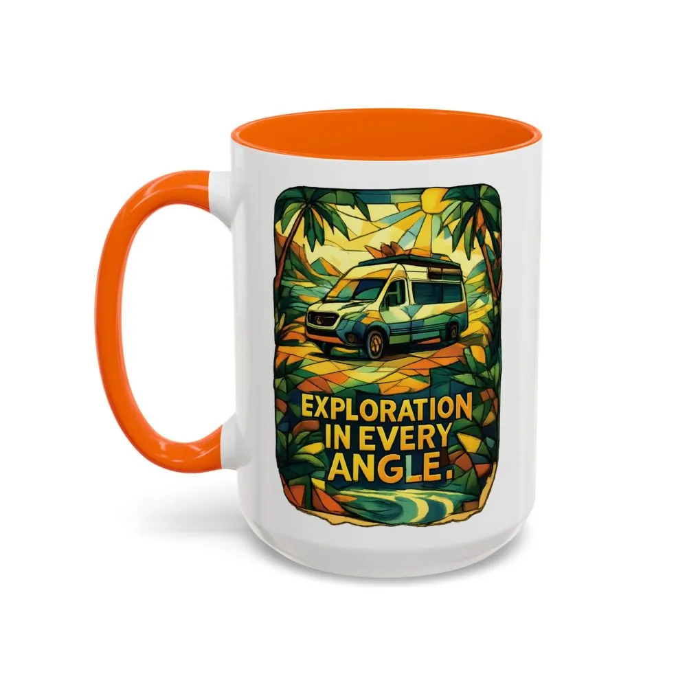 2022484842101163934_2048.jpeg Accent Coffee Mug (11, 15oz) — "Exploration In Every Angle" Design Cubic-Line