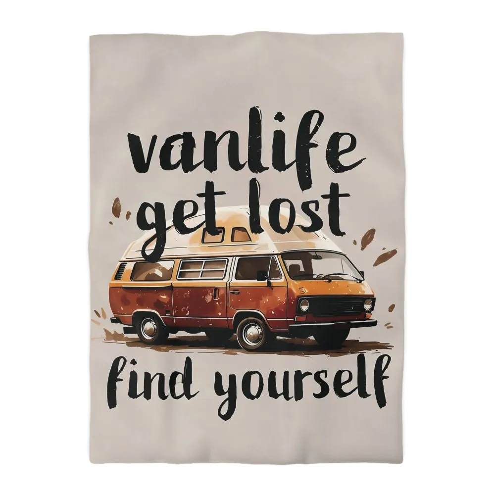 2022944346160490257_2048.jpeg Duvet Cover – “Vanlife Get Lost Find Yourself” Retro Camper Bedding