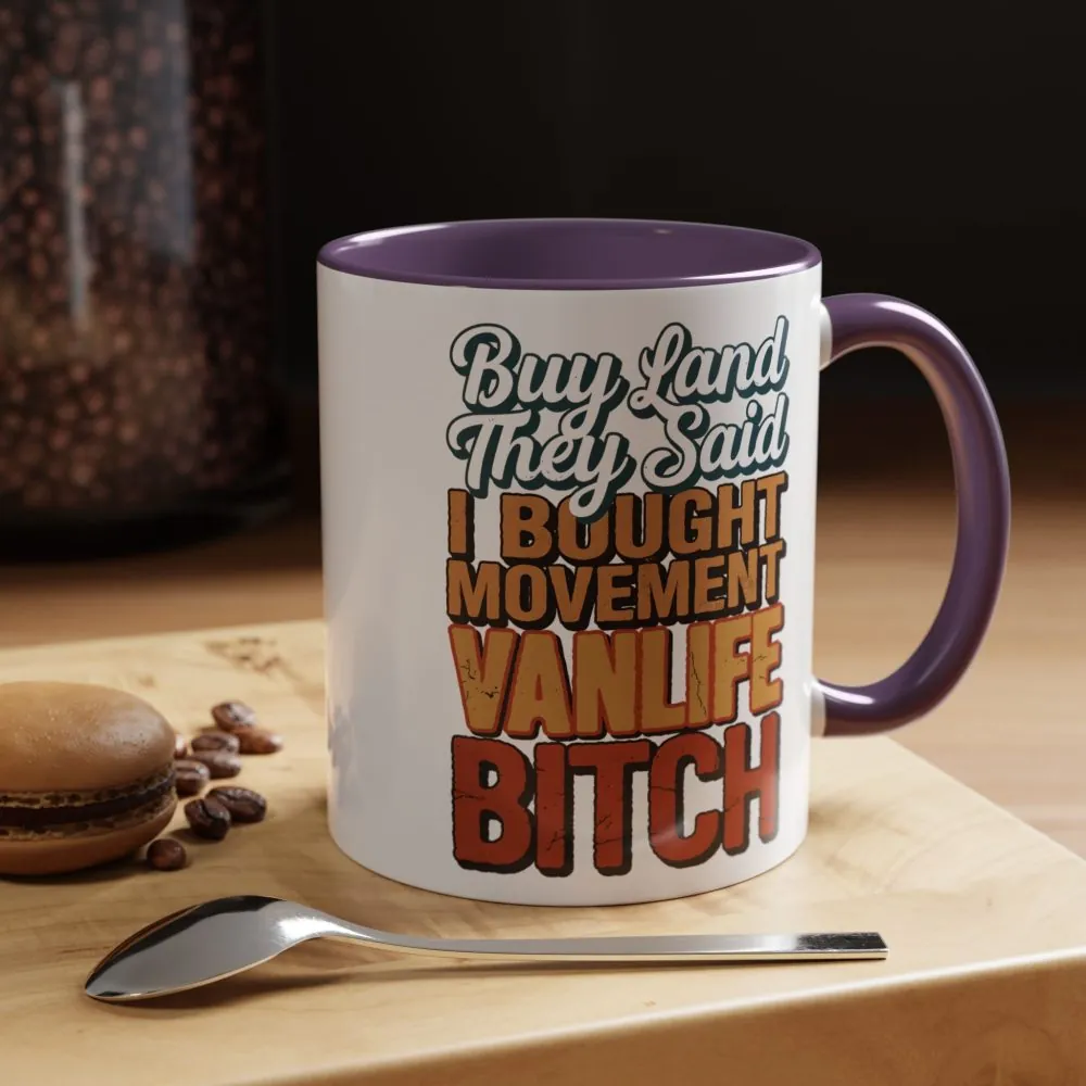 209038789111302917_2048.jpeg Accent Coffee Mug (11, 15oz) — "Buy Land They Said" Design F**K-Line