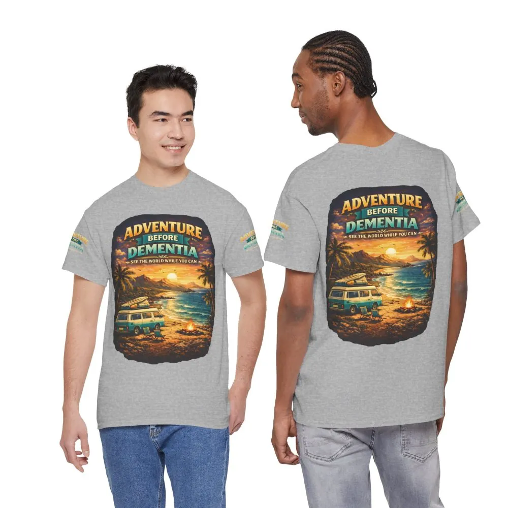 2099054724865961556_2048.jpeg Unisex Heavy Cotton Tee — "Adventure Before Dementia" Design Scenic-Line