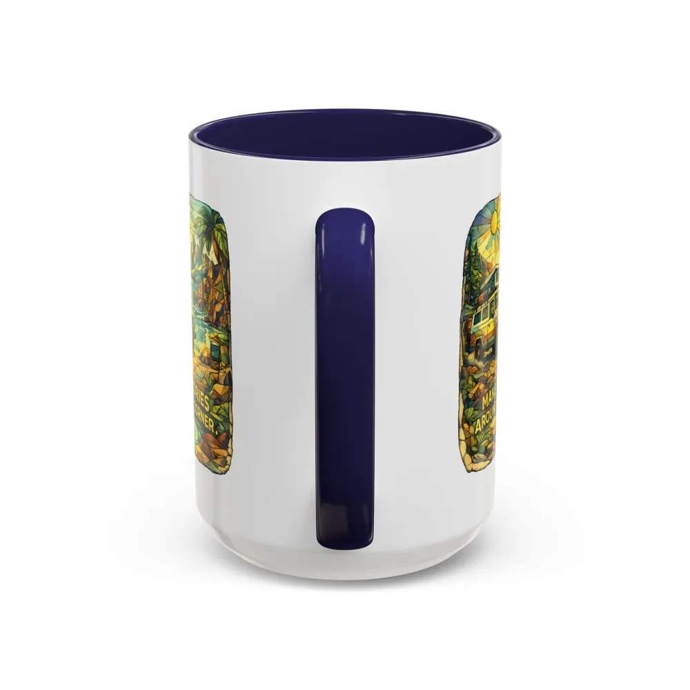 2101412102784174607_2048.jpeg Accent Coffee Mug (11, 15oz) — "Make Memories Around Every Corner" Design Cubic-Line