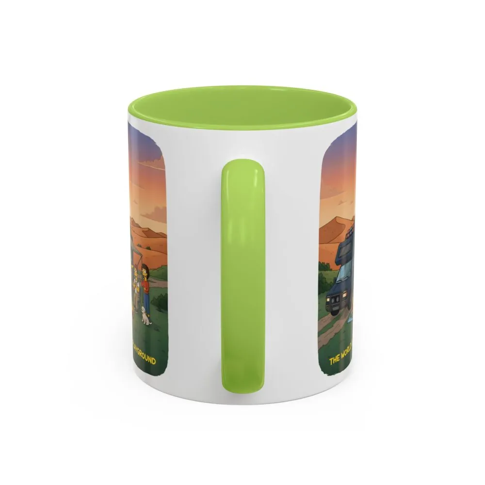 2104599970510211604_2048.jpeg Accent Coffee Mug (11, 15oz) — "The World Is Your playground" Design Sitcom-Line