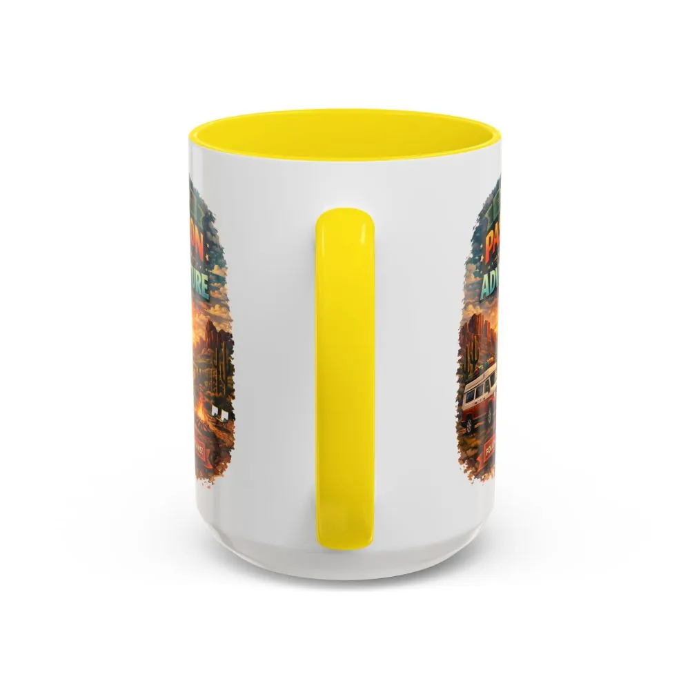 2105222554321205882_2048.jpeg Accent Coffee Mug (11, 15oz) — "Turn Passion Into Adventure" Design Scenic-Line