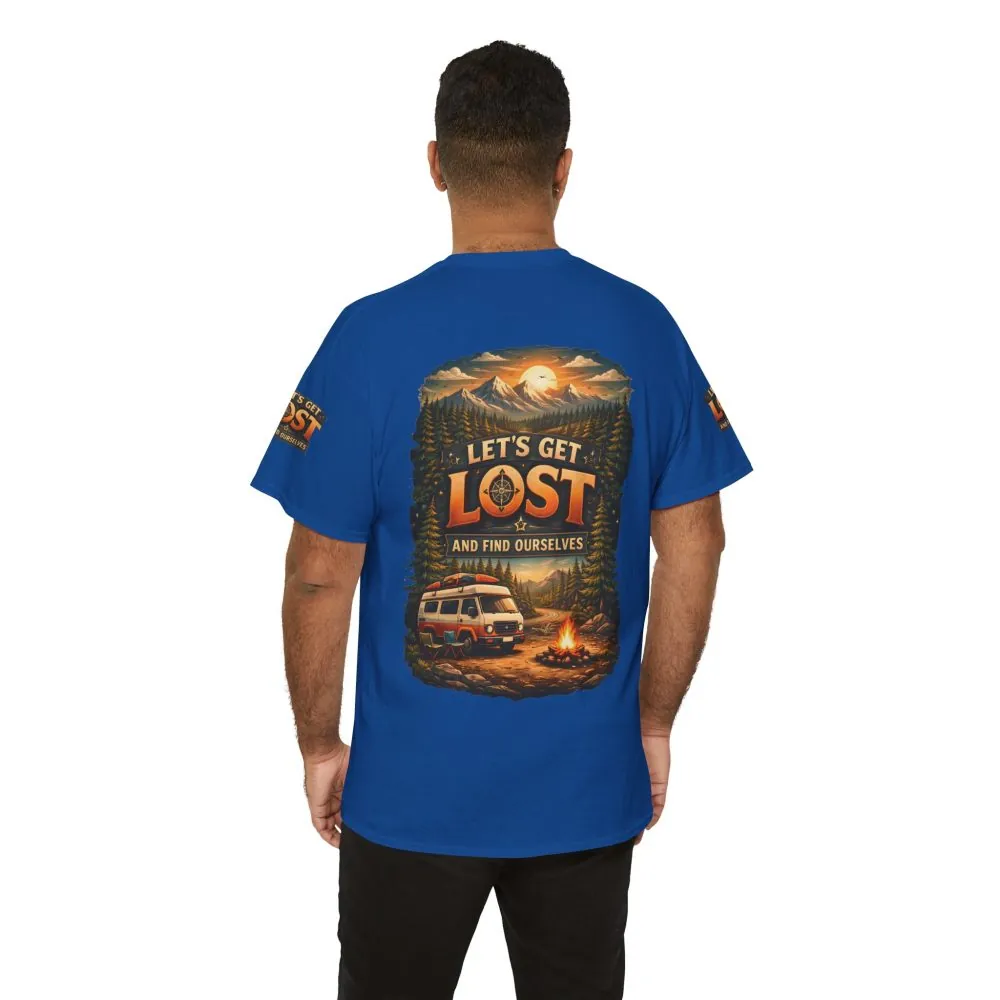 2106521954641708455_2048.jpeg Unisex Heavy Cotton Tee — "Let´s Get Lost And Found Ourselfs" Design Scenic-Line