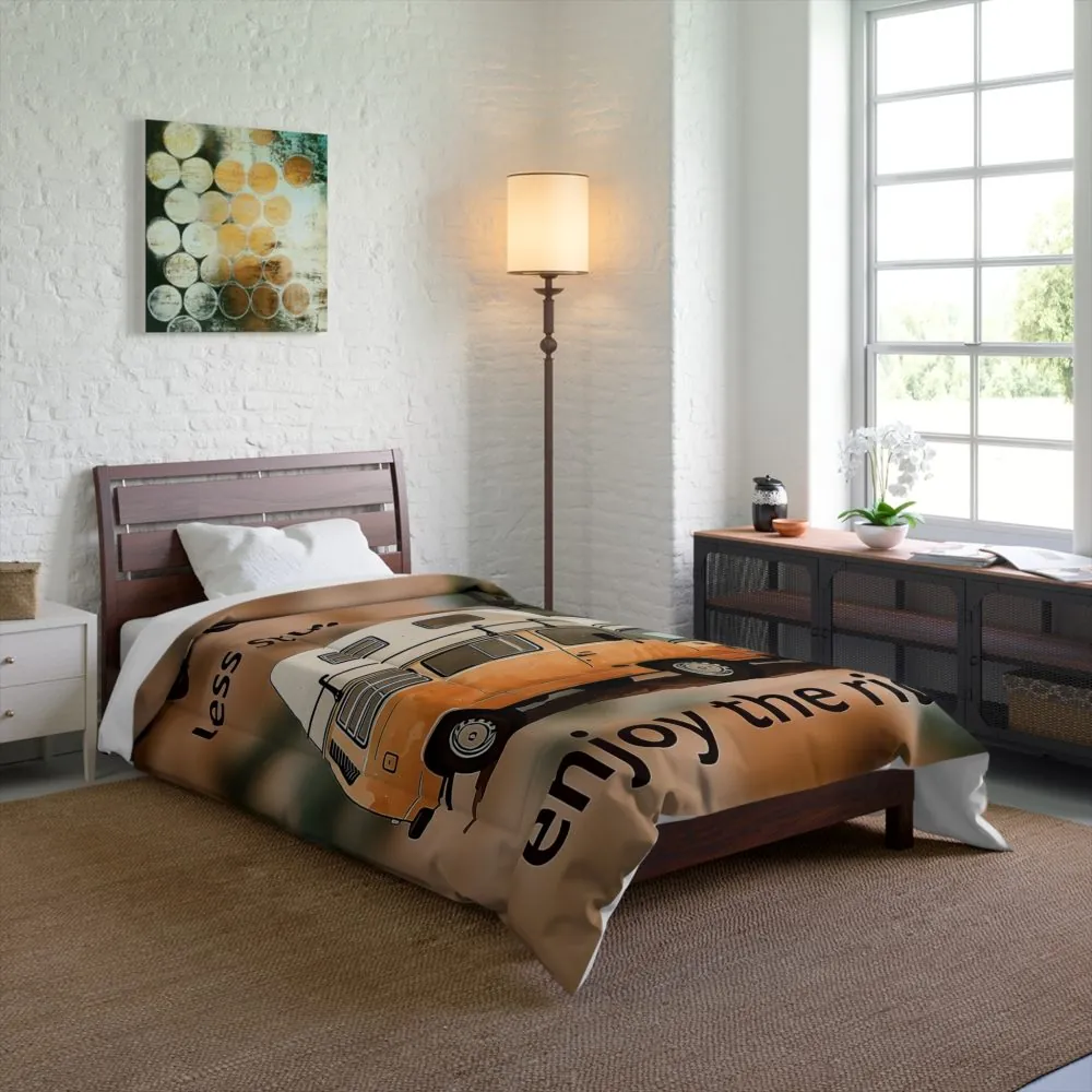 Comforter — 'Vanlife: Enjoy the Ride' Camper Van Comforter