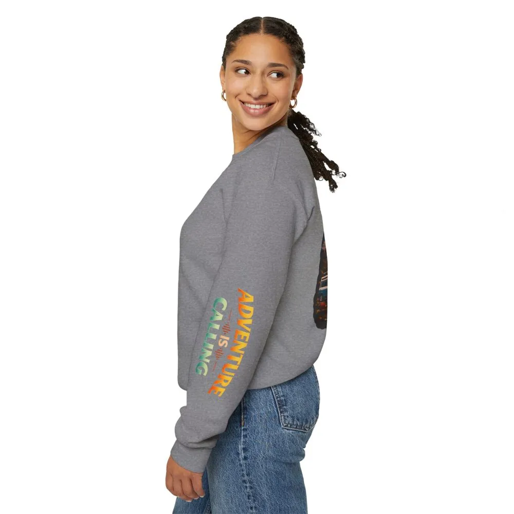 2175712882234527037_2048.jpeg Unisex Heavy Blend™ Crewneck Sweatshirt — "Adventure Is Calling" Design Scenic-Line