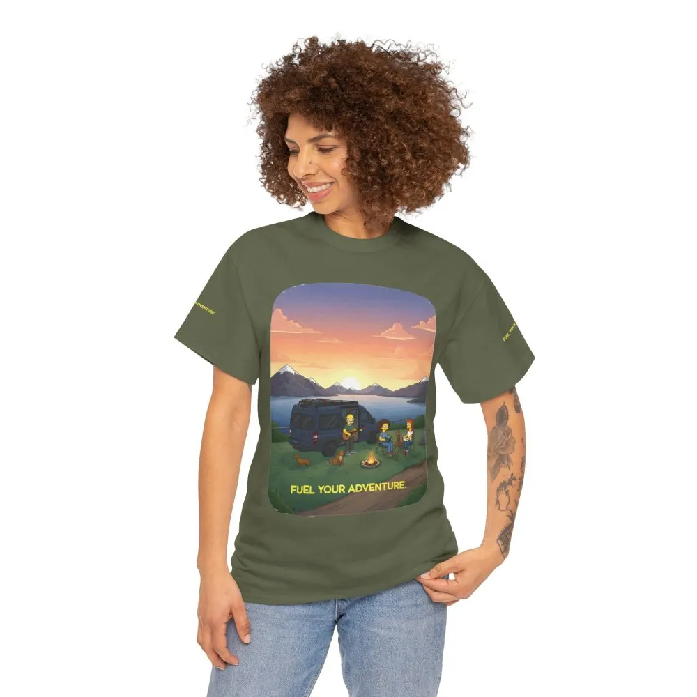 2188366042076078643_2048.jpeg Unisex Heavy Cotton Tee — "Fuel Your Adventure" Design Sitcom-Line