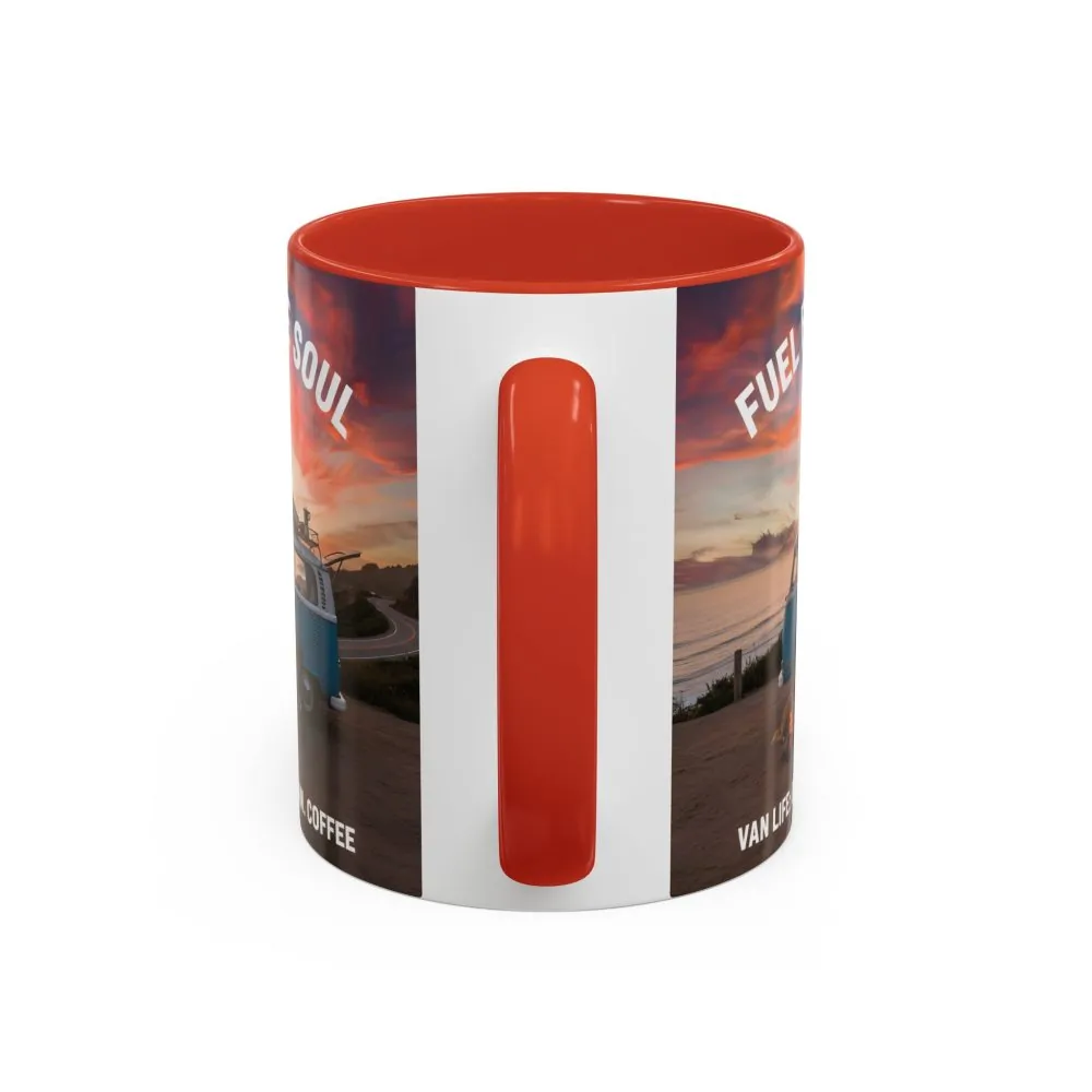 Accent Coffee Mug (11, 15oz) — "Fuel for the Soul"
