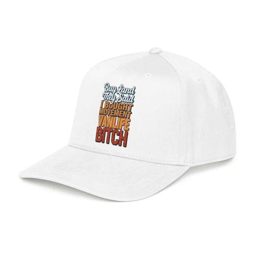 Baseball Cap - "Buy Land They Said" Design F**K-Line