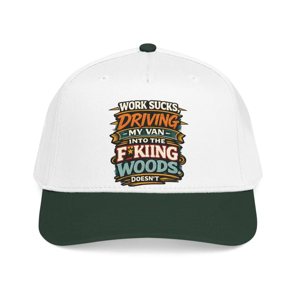 Baseball Cap - "Work Sucks" Design F**K-Line