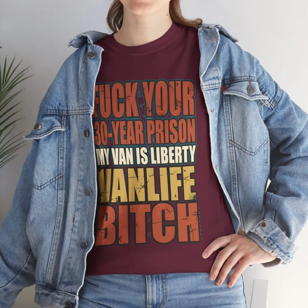 Unisex Heavy Cotton Tee — "Fuck Your 30 Year" Design F**K-Line