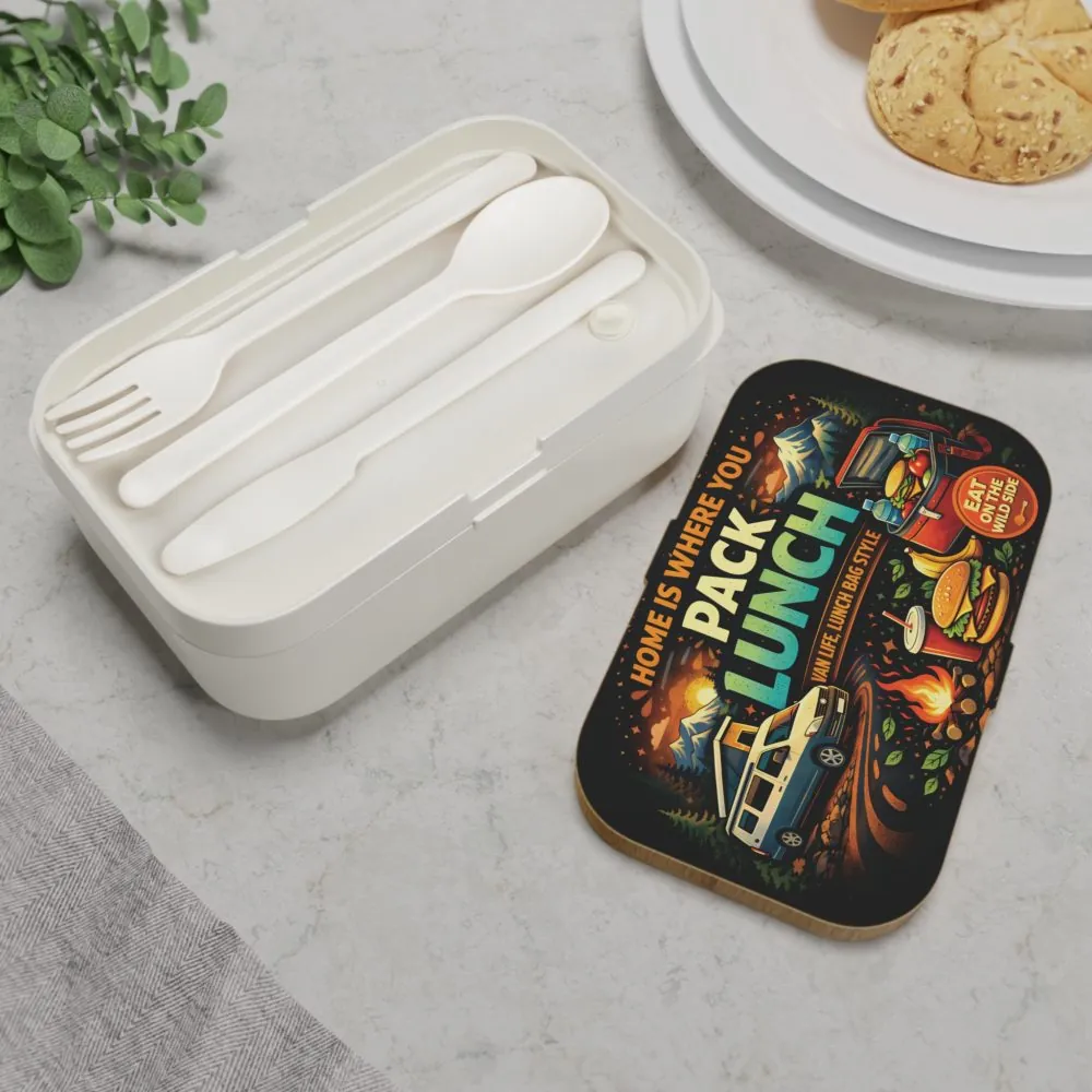 2291709159417366084_2048.jpeg Adventure Camper Bento Box — "Home Is Where You Pack Lunch" Van Life Camping Lunchbox
