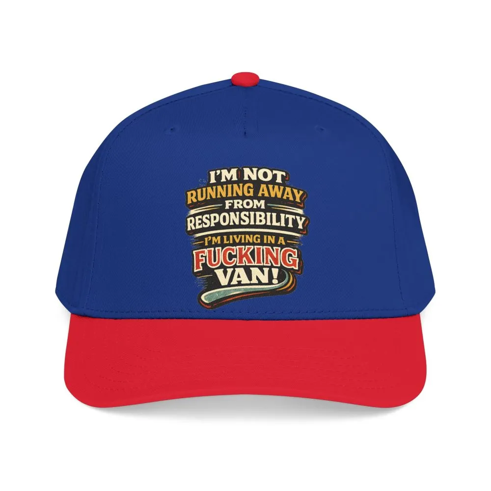 2317166779201731799_2048.jpeg Baseball Cap - "I`m Not running Away" Design F**K-Line