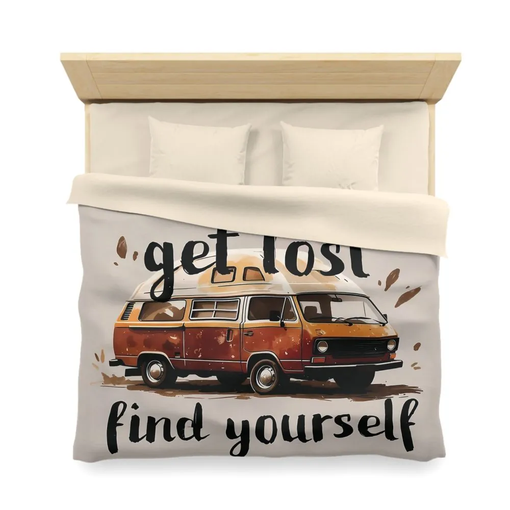 2325344476233472871_2048.jpeg Duvet Cover – “Vanlife Get Lost Find Yourself” Retro Camper Bedding