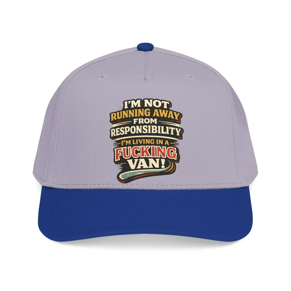 2330832278950498392_2048.jpeg Baseball Cap - "I`m Not running Away" Design F**K-Line