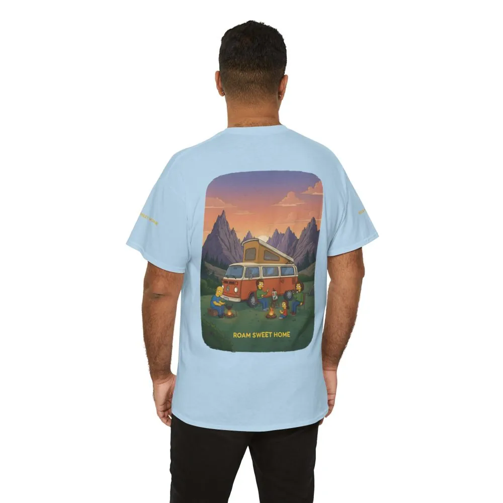 2361394448570947877_2048.jpeg Unisex Heavy Cotton Tee — "Roam Sweet Home" Design Sitcom-Line