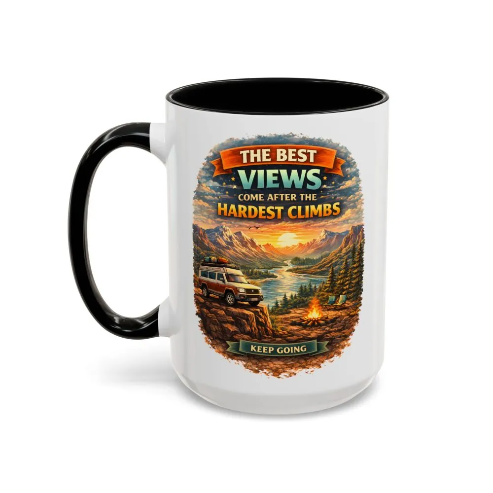 239722004157673730_2048.jpeg Accent Coffee Mug (11, 15oz) — "The Best Views" Design Scenic-Line