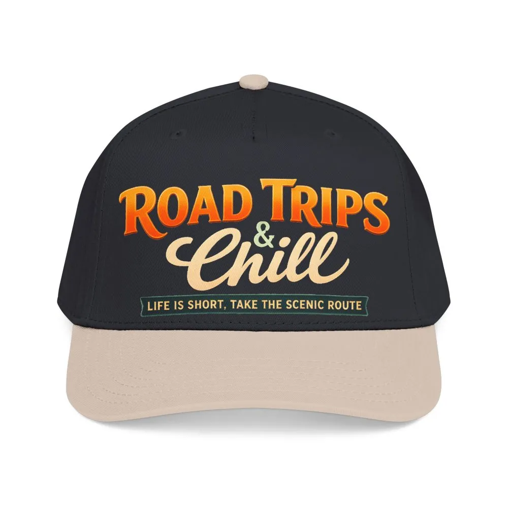 2400548165600063948_2048.jpeg Baseball Cap - "Road Trips And Chill" Design Scenic-Line