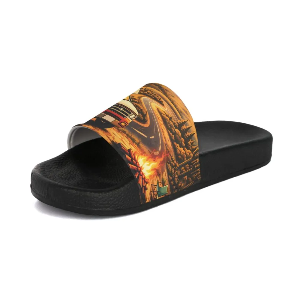 Women's Slide Sandals - 4x4 Camper Slides (Scenic-Line)