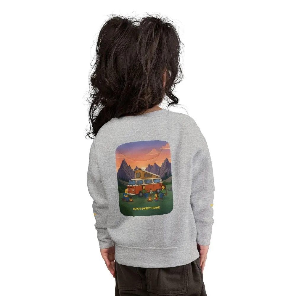 2425350299938398763_2048.jpeg Toddler Sweatshirt - "Roam Sweet Home" (Design Sitcom-Line)