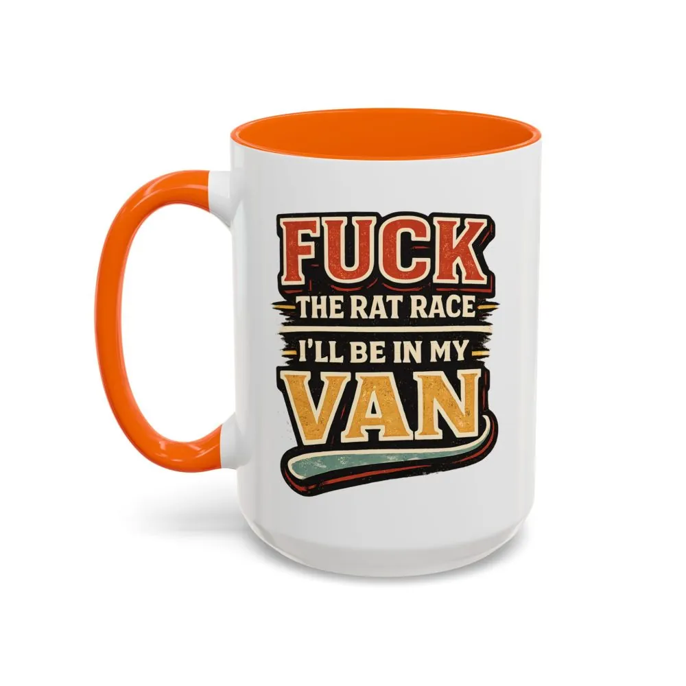 2432822859544136047_2048.jpeg Accent Coffee Mug (11, 15oz) — "Fuck The Rat Race" Design F**K-Line