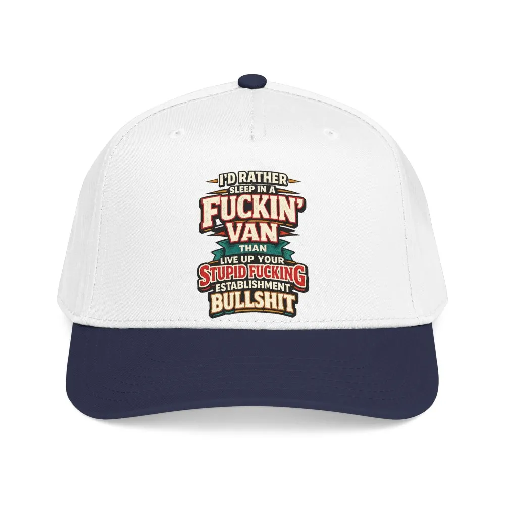 2465934798835057028_2048.jpeg Baseball Cap - "I´d Rather Sleep in A Fucking Van" Design F**K-Line