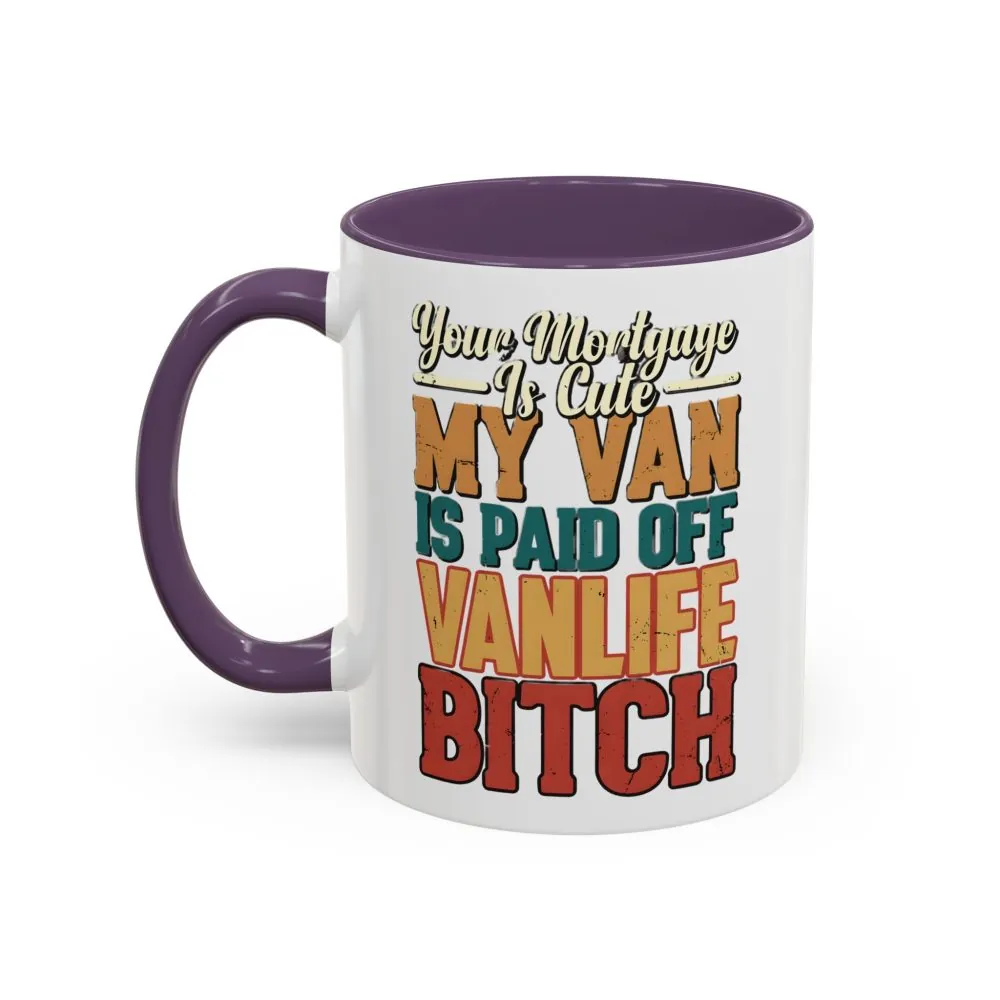 2475966324262819253_2048.jpeg Accent Coffee Mug (11, 15oz) — "Your Mortgage Is Cute" Design F**K-Line