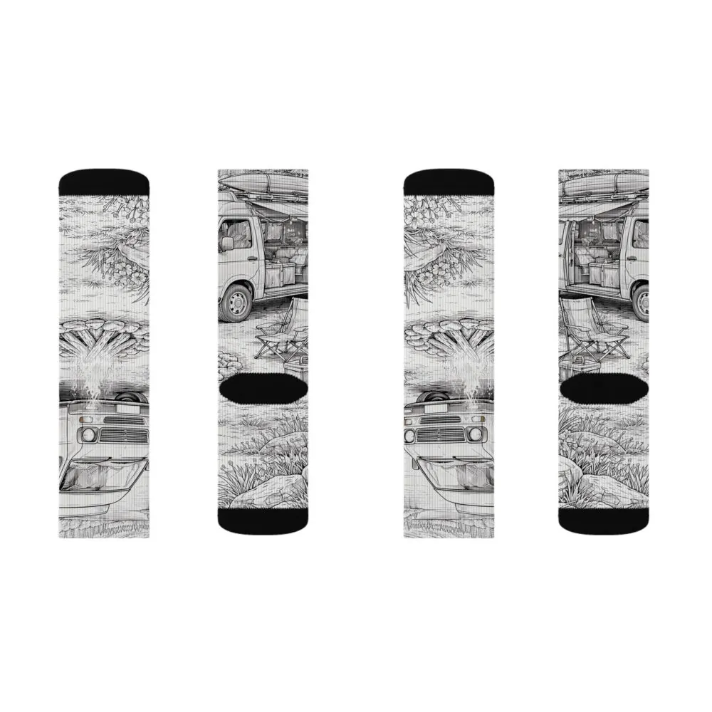 24824530904376378_2048.jpeg Sublimation Socks — Retro Camper Roadtrip Crew Socks