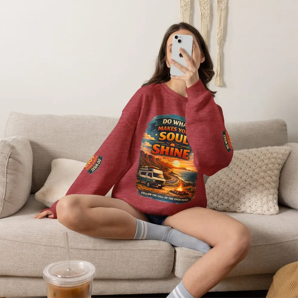2544893994496835432_2048.jpeg Unisex Heavy Blend™ Crewneck Sweatshirt — "Do What Makes Your Soul Shine" Design Scenic-Line