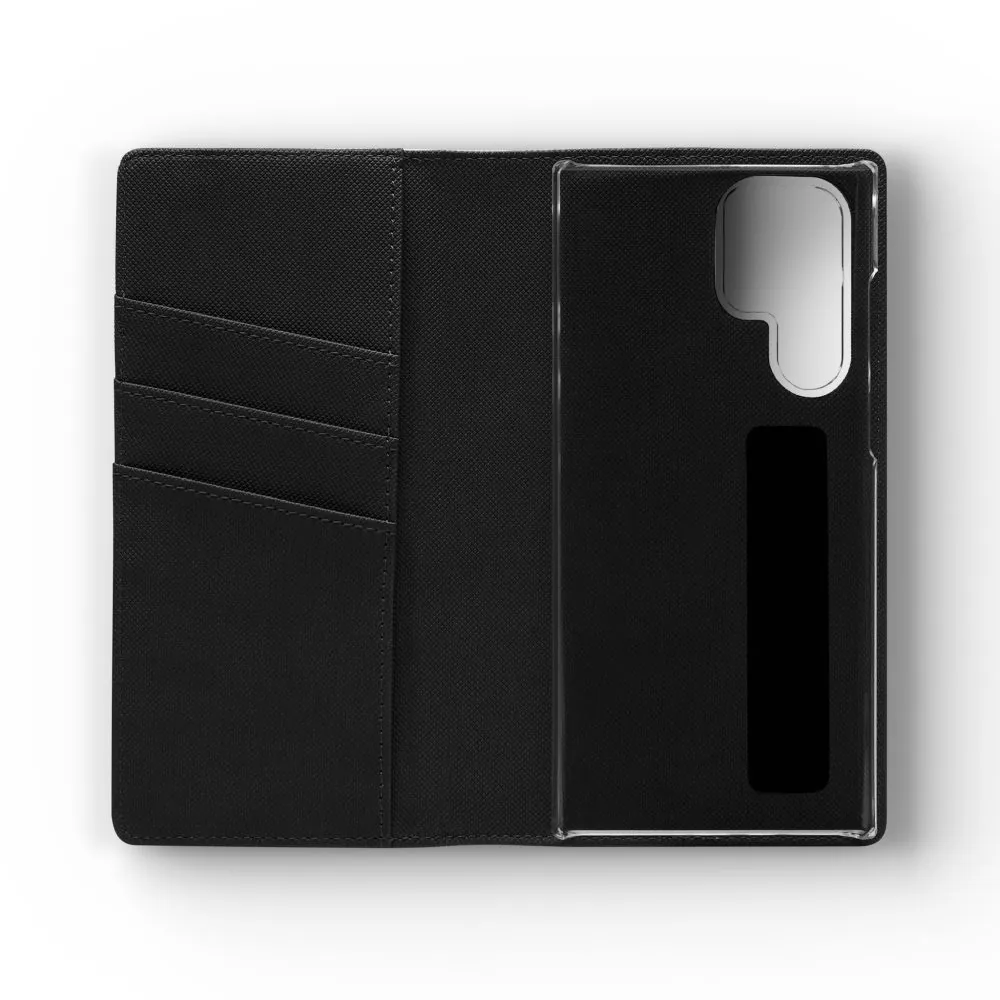 Flip Phone Case — "Adventure Awaits Unplug & Drive" Wallet Case