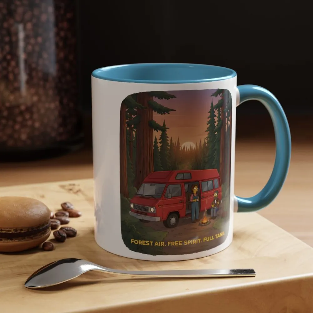 2563359536846275534_2048.jpeg Accent Coffee Mug (11, 15oz) — "Forest Air Free Spirit Full Tank" Design Sitcom-Line