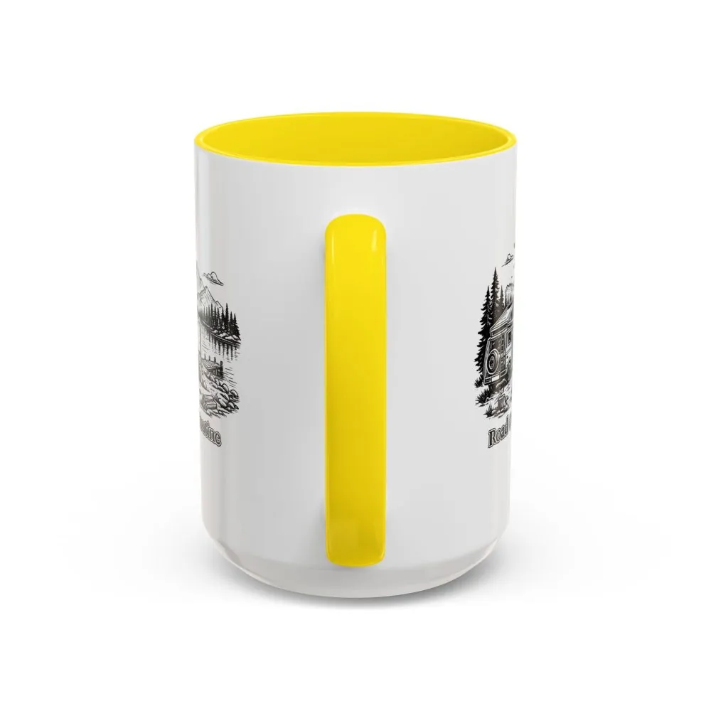 2569388774752538292_2048.jpeg Accent Coffee Mug (11, 15oz) — "Road Over Routine" Design Minimal-Line