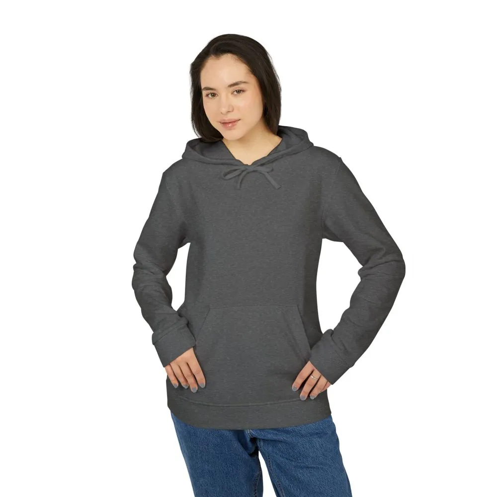 Hoodie(Adidas) — 'Adventure Awaits-Go Where You Feel Most Alive' Outdoor Travel Pullover (Only Back Printed)