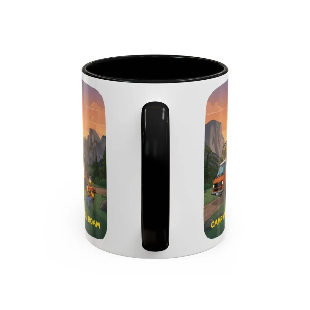 2612856357609594930_2048.jpeg Accent Coffee Mug (11, 15oz) — "Camp Where You Roam" Design Sitcom-Line