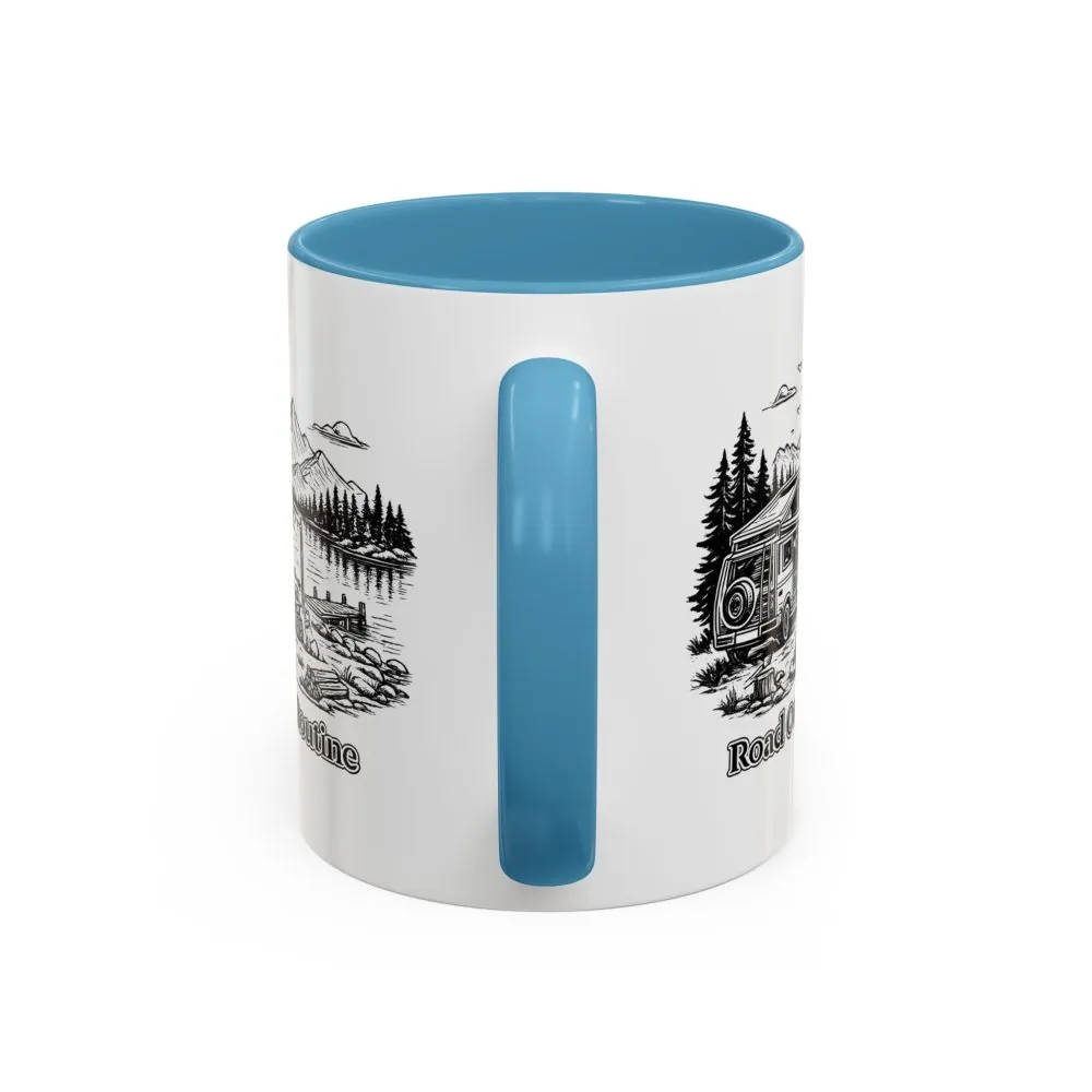 2624477283338006252_2048.jpeg Accent Coffee Mug (11, 15oz) — "Road Over Routine" Design Minimal-Line