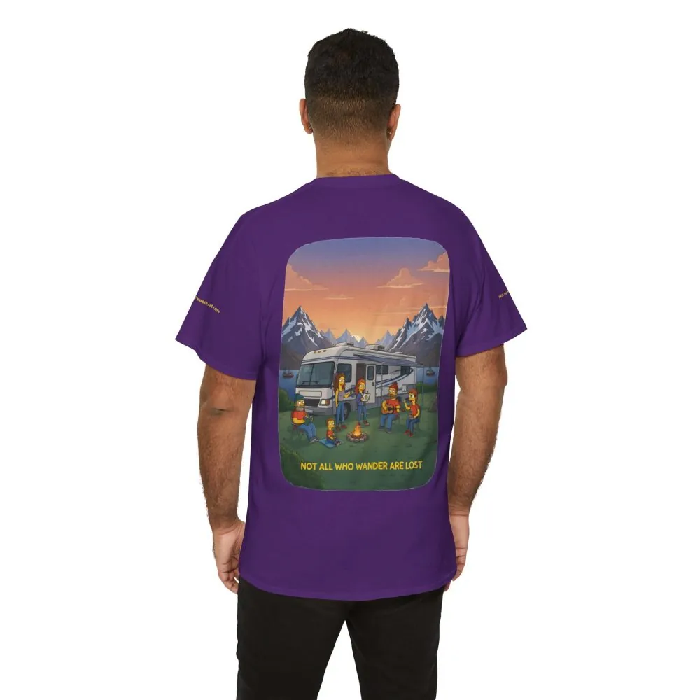 2629754077183268705_2048.jpeg Unisex Heavy Cotton Tee — "Not All Who Wander Are Lost" Design Sitcom-Line