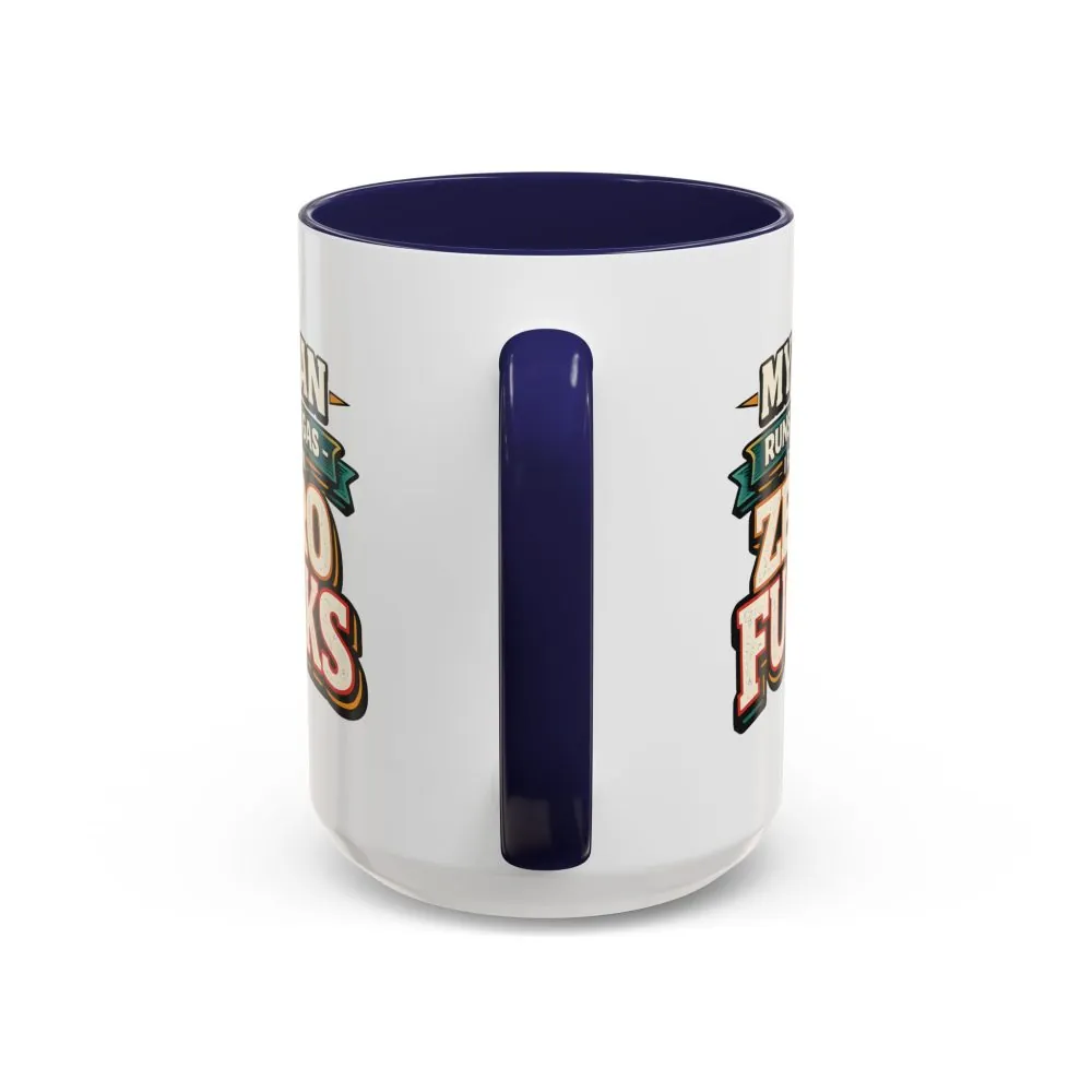 Accent Coffee Mug (11, 15oz) — "My Van Runs On Gas" Design F**K-Line