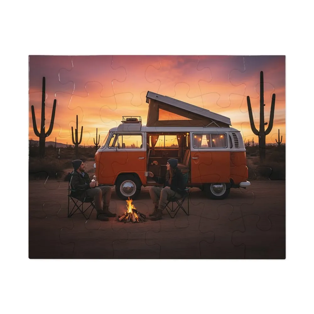 2641554180997444819_2048.jpeg Jigsaw Puzzle with — Campervan Sunset Jigsaw