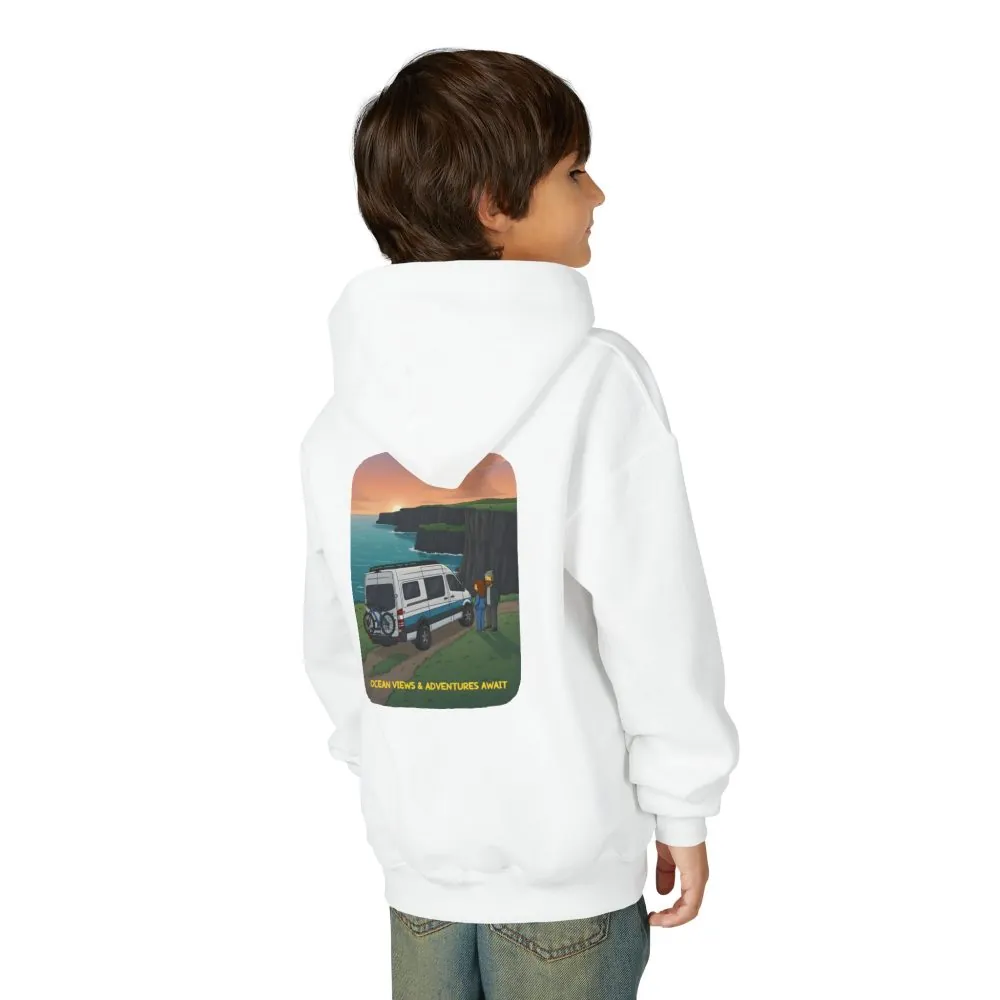 2686390172015582340_2048.jpeg Youth Hoodie(Gildan) – "Ocean Views-Adventures Awaits" (Design Sitcom-Line)