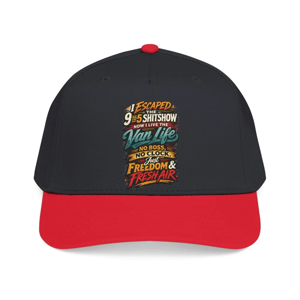 2709481812637665954_2048.jpeg Baseball Cap - "I Escaped The 9 To 5" Design F**K-Line