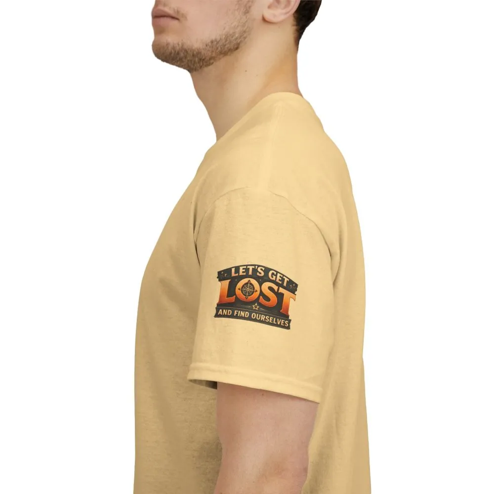 2729952888805811912_2048.jpeg Unisex Heavy Cotton Tee — "Let´s Get Lost And Found Ourselfs" Design Scenic-Line